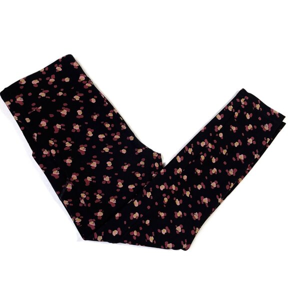 CAbi Lean Leggings Printed Flower Burst on Black Size M Style 4142 - Picture 7 of 16